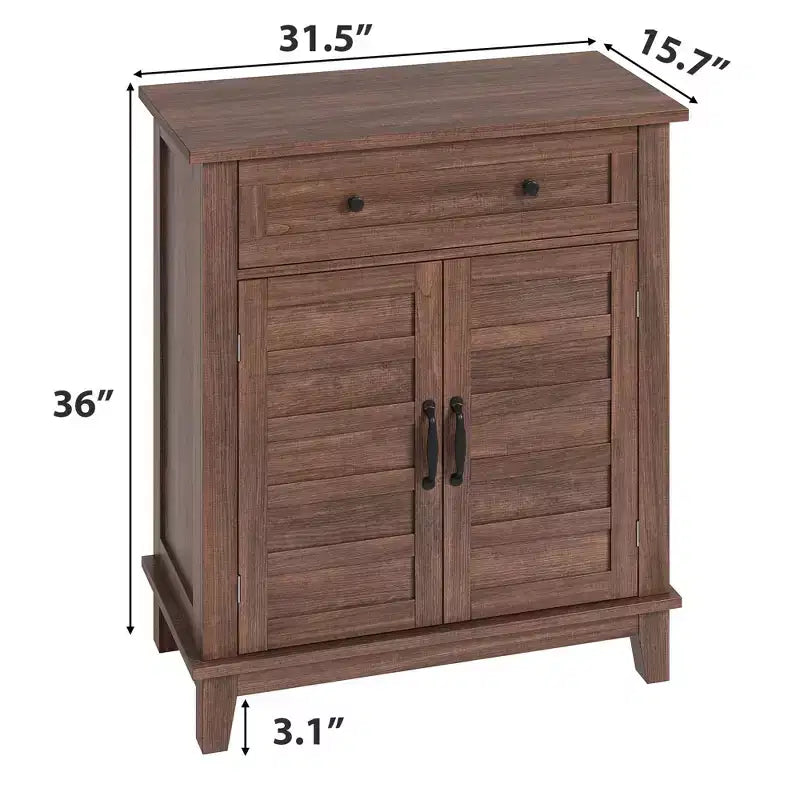Meuble de rangement de ferme réglable, avec étagères à 3 niveaux,