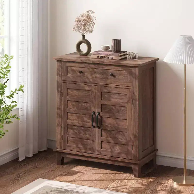 Meuble de rangement de ferme réglable, avec étagères à 3 niveaux,