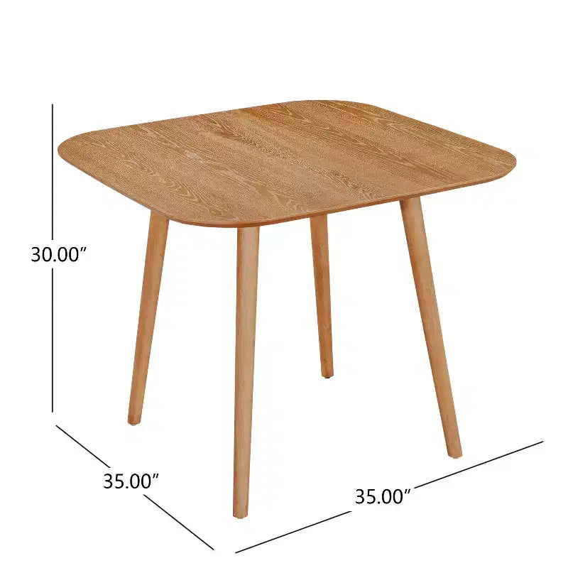 Table à manger en bois de style Mid-Century Modern
