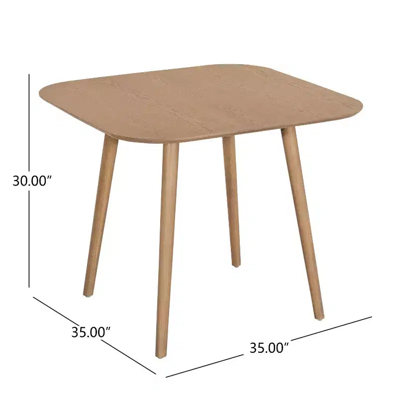 Table à manger en bois de style Mid-Century Modern