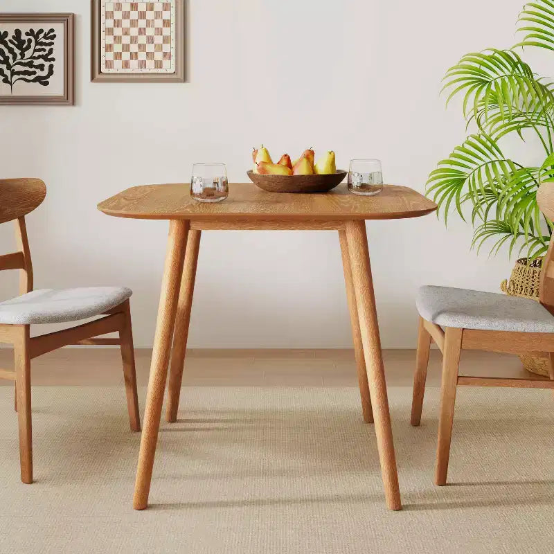 Table à manger en bois de style Mid-Century Modern