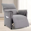 Adjustable Single Recliners Sofa, Home Seating with Remote Control with Massage and Heatsinge Office Couch for Living RoomOffice