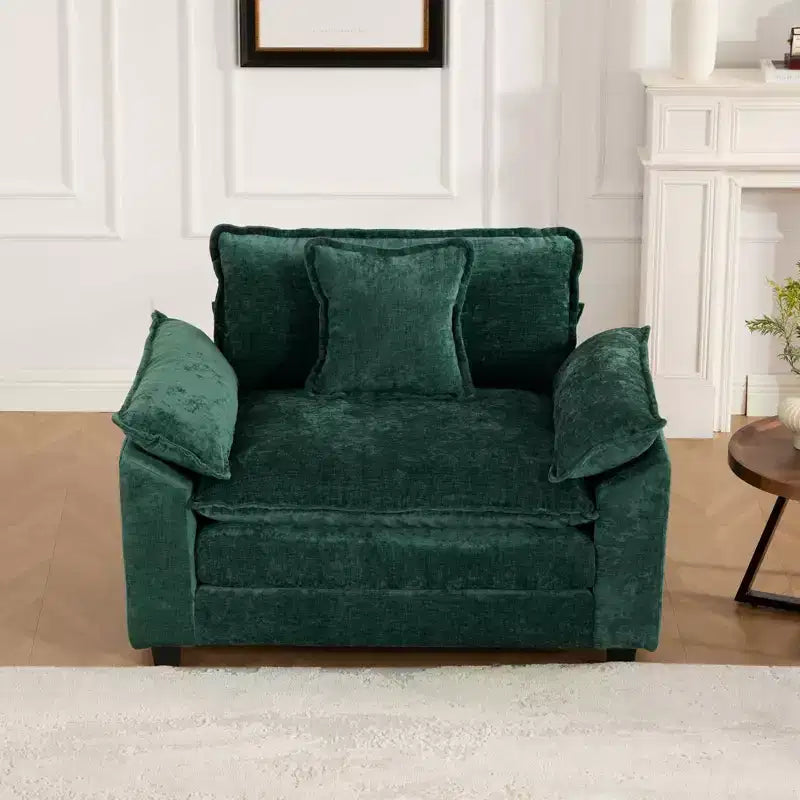 Canapé modulable nuage, canapé sectionnel moderne, coussin d'assise double couche confortable, tissu chenille respirant