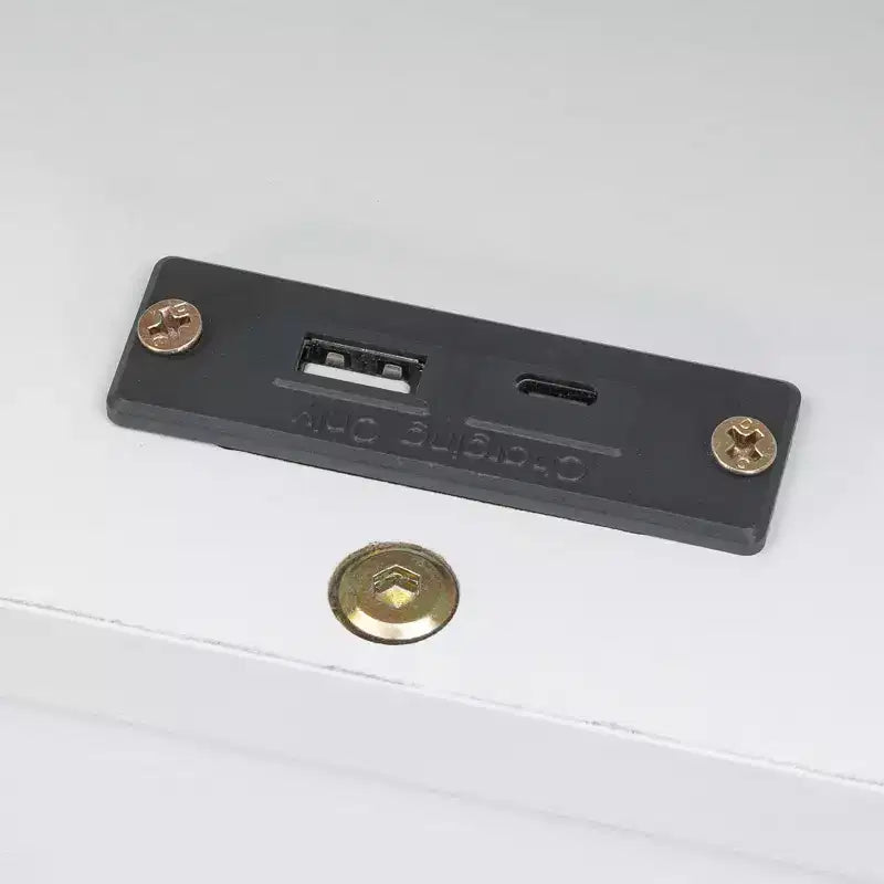 Lit de repos en métal une place avec tête de lit bibliothèque, lit de repos avec lit gigogne et ports USB, lit de repos capitaine une place avec étagères de rangement