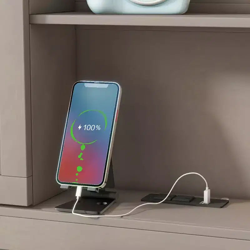 Lit de repos en métal une place avec tête de lit bibliothèque, lit de repos avec lit gigogne et ports USB, lit de repos capitaine une place avec étagères de rangement