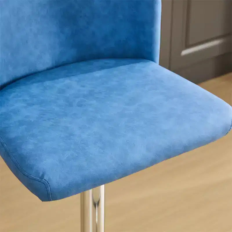 Tabourets de bar (lot de 2), chaises de bar rembourrées pivotantes à 360°, tabourets de bar modernes avec dossier capitonné intégral, tabouret réglable en hauteur
