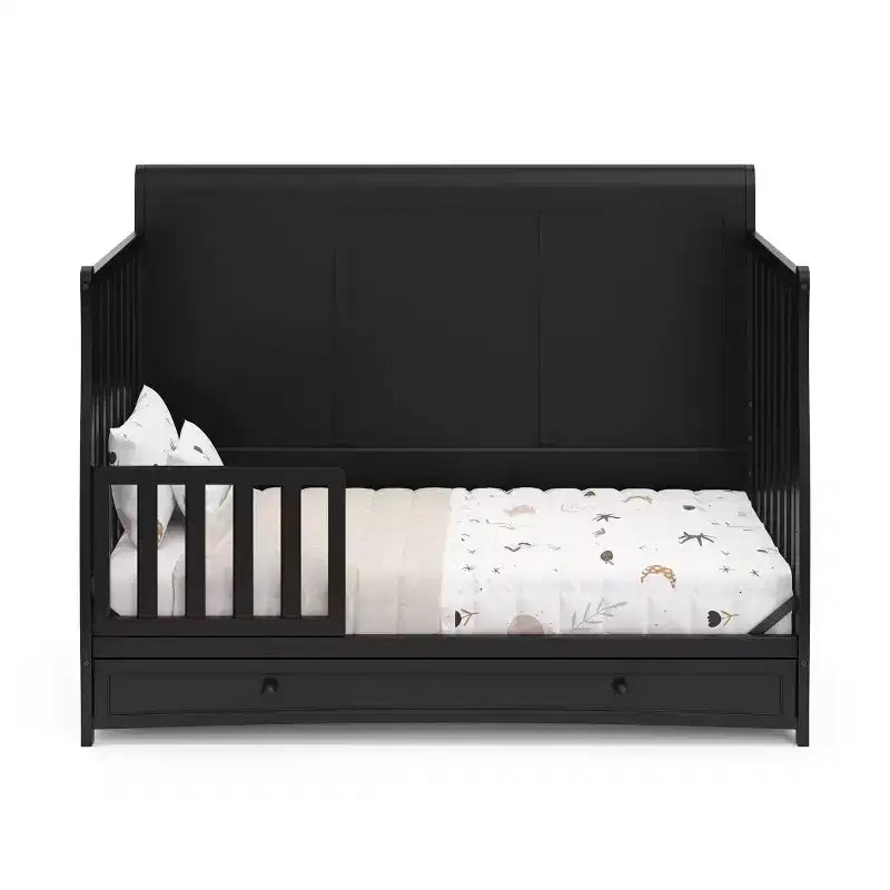 Lit de bébé convertible 4-en-1 Asheville avec tiroir