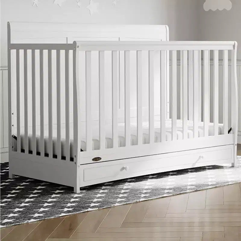 Lit de bébé convertible 4-en-1 Asheville avec tiroir