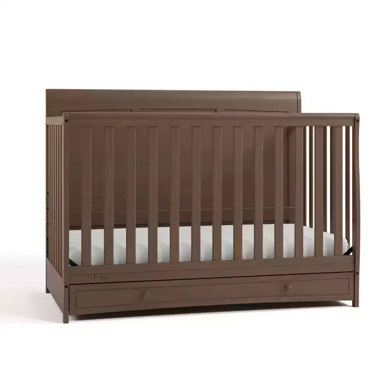 Lit de bébé convertible 4-en-1 Asheville avec tiroir