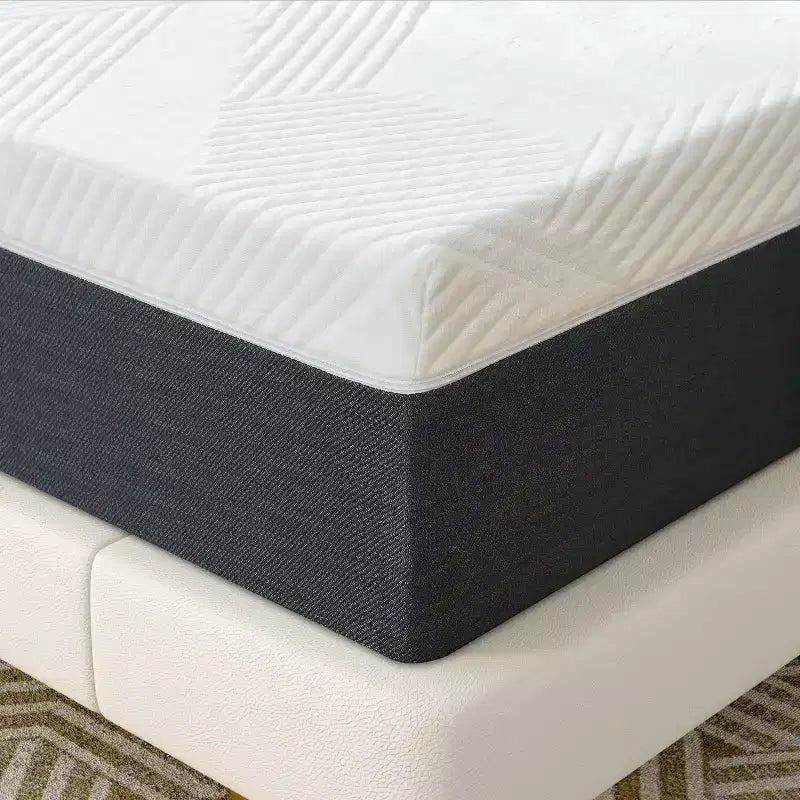 Matelas en mousse à mémoire de forme 12 pouces dans une boîte, doux et respirant, toucher doux