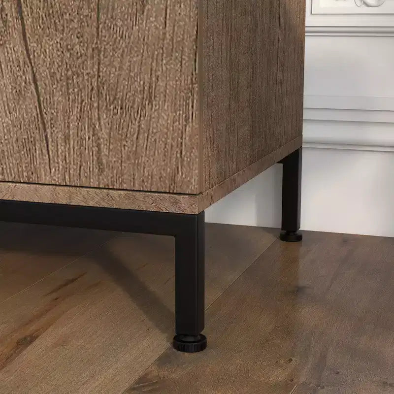 Buffet autoportant moderne en bois avec étagères réglables pour cuisine, salle à manger, salon,