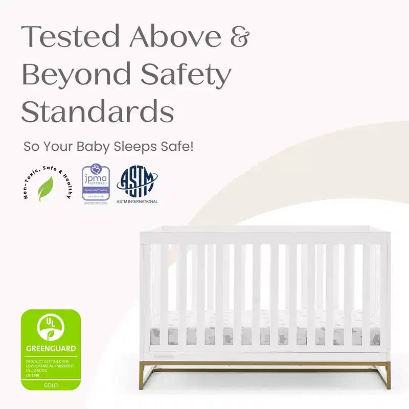 Lit de bébé 4-en-1 avec conversion en lit de jour