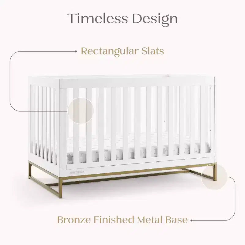 Lit de bébé 4-en-1 avec conversion en lit de jour