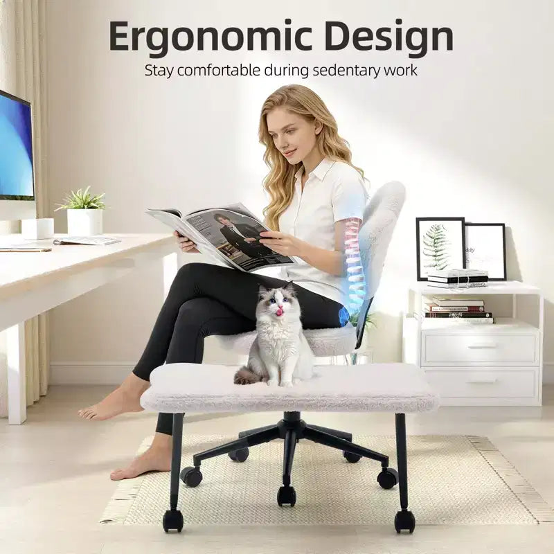 Chaise ergonomique pour méditation en tailleur, pivotante à 360° avec roulettes, assise réglable en hauteur pour la méditation, le TDAH et le yoga, pour le bureau à domicile
