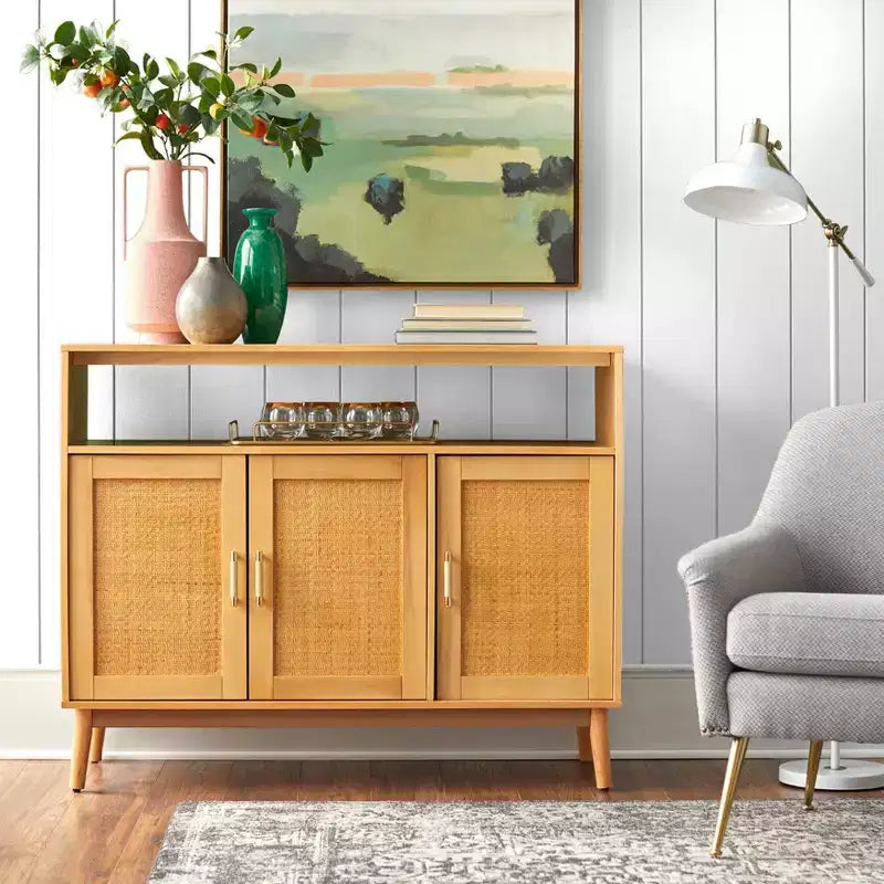 Enfilade : Buffet console, Étagères réglables