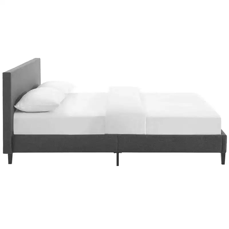 Lit double en tissu